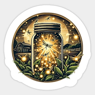 Firefly Jar Sticker